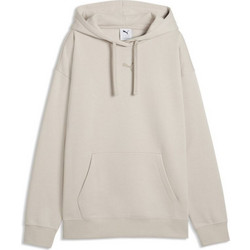 Puma ESS+ Cat Γυναικείο Αθλητικό Φούτερ Εκρού 692917-82