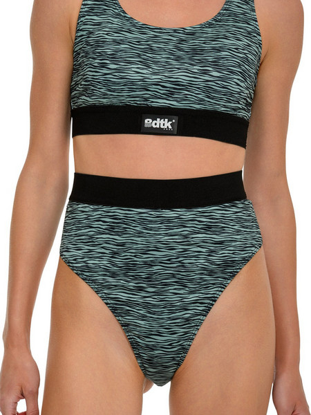 BodyTalk Ψηλόμεσο Bikini Slip Μαύρο Πετρόλ 1261-905244-00100