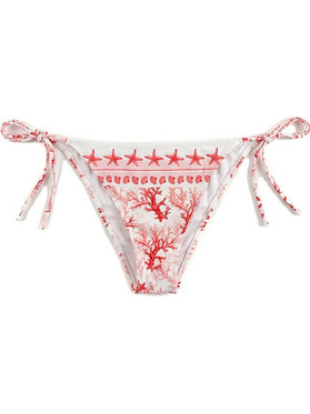 Mc2 Saint Barth Marielle Bikini Brazil Λευκό Κόκκινο MRL0001-09092L