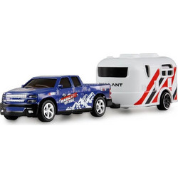 Amewi Pickup with Caravan Trailer Τηλεκατευθυνόμενο Αυτοκίνητο 1:64 22680