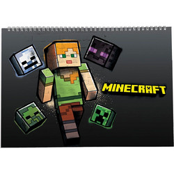 Graffiti Minecraft Μπλοκ Ζωγραφικής A4 30 Φύλλων 26818