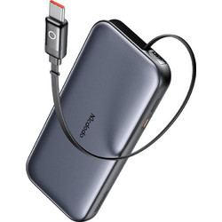 Mcdodo MC-5920 Power Bank 10000mAh 45W με Ενσωματωμένο Καλώδιο USB-C Grey