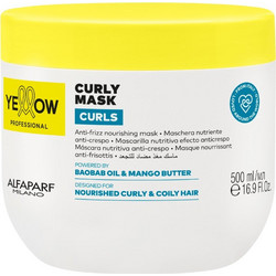 Yellow Professional Curls Μάσκα Μαλλιών για Όγκο για Σγουρά Μαλλιά 500ml