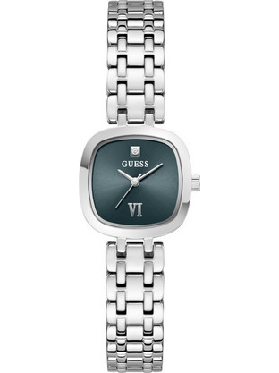 Guess Hazel Γυναικείο Ρολόι με Ασημί Μεταλλικό Μπρασελέ GW1098L1