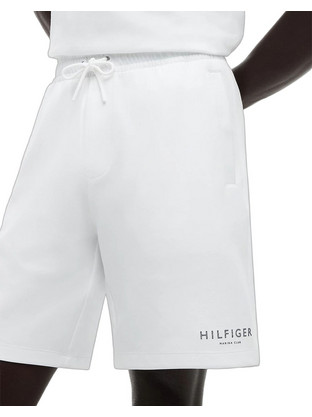 Tommy Hilfiger Ανδρική Βερμούδα Υφασμάτινη Λευκή MW0MW43461-YBR