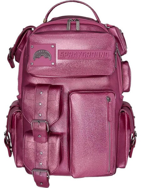 Sprayground Glitter And Grit Trooper B8454 Σακίδιο Πλάτης Φούξια