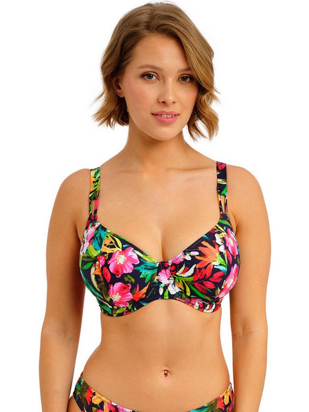 Freya Bikini Top Floral Μαύρο Πολύχρωμο AS207902-MIH