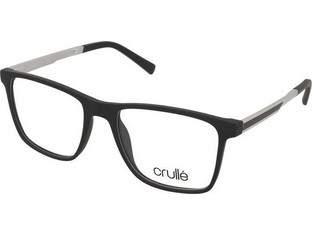 Crulle Cozy C1 Ανδρικός Σκελετός Γυαλιών Οράσεως Κοκάλινος Μαύρος