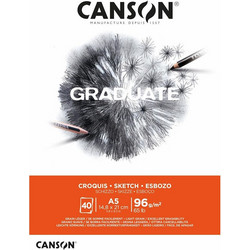 Canson Graduate Μπλοκ Σχεδίου A5 96gr/m² 40 Φύλλα