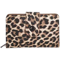 Bag to Bag Μικρό Γυναικείο Πορτοφόλι με Clip & Φερμουάρ Μπεζ YC03039