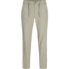 Jack & Jones Ανδρικό Παντελόνι Chino Λινό Κανονική Εφαρμογή Πράσινο Mint 12299487.1