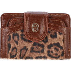 Bag to Bag Μεγάλο Δερμάτινο Γυναικείο Πορτοφόλι με Clip & Φερμουάρ Ταμπά YC-03125