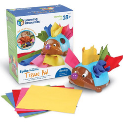 Learning Resources Spike the Fine Motor Hedgehog Tissue Pal 765023091373