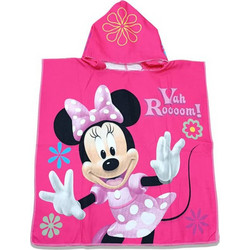 Γαρύφαλλο Minnie Παιδικό Πόντσο Θαλάσσης Φούξια 60x80cm EPK-1065