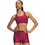 Under Armour Crossback Αθλητικό Μπουστάκι με Μέτρια Στήριξη & Αφαιρούμενη Ενίσχυση Μπορντό 1361034-622
