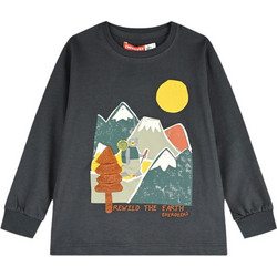 Energiers Παιδικό T-Shirt Μακρυμάνικο Ανθρακί 12-126125-5