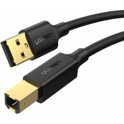 Ugreen US135/20846 Καλώδιο USB-A Male 2.0 to USB-B Male 1m Black