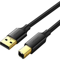 Ugreen US135/10351 Καλώδιο USB-A Male 2.0 to USB-B Male 3m Black