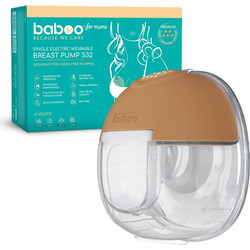 Baboo Hands-Free Μονό Ηλεκτρικό Θήλαστρο Μπαταρίας Χωρίς BPA 180ml