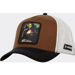 Capslab Mona Ανδρικό Καπέλο Jockey με Δίχτυ Snapback Υφασμάτινο Καφέ