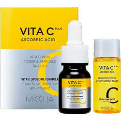Missha Vita C Trial Kit- Toner 15ml + Ampoule 10ml