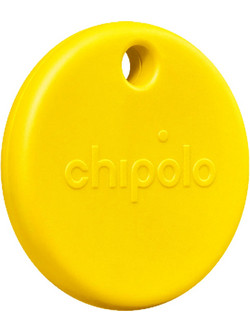 Chipolo Pop Tag Anti-Lost Tracker Apple Find My / Google Find My Device Yellow 1 Pack