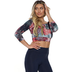 Bodymove Γυναικείο Αθλητικό Crop Top Κοραλί 1370EMP.13