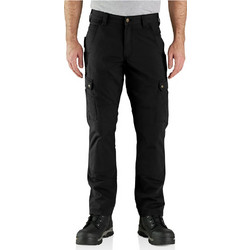 Carhartt Ανδρικό Τζιν Παντελόνι Κανονική Εφαρμογή Μαύρο 105461-N04