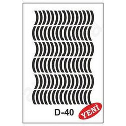 Artebella Στένσιλ Σχέδια Κυματιστές Γραμμές 20x30cm D-40