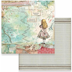 Stamperia Alice Χαρτόνι Πολύχρωμο 30.5x30.5cm SBB58200