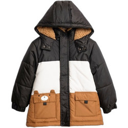 Funky Παιδικό Μπουφάν Χειμωνιάτικο Puffer Ανθρακί Ταμπά 227-318112-1