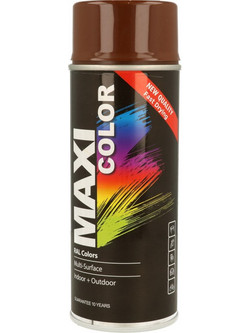 Maxi Color 8011MX Σπρέι Βαφής Καφέ Καρυδιού Gloss 400ml