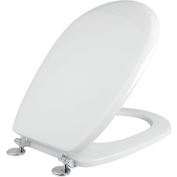Elvit 0093 Καπάκι Λεκάνης Οβάλ Πλαστικό Λευκό 49x35cm 0093-ELVIT