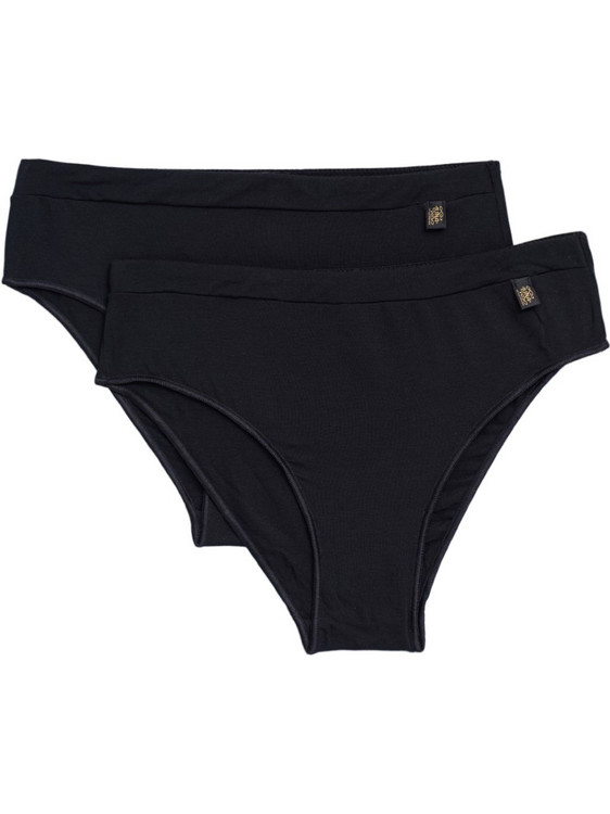 Luna Γυναικεία Slip Μαύρα 2Pack 24593