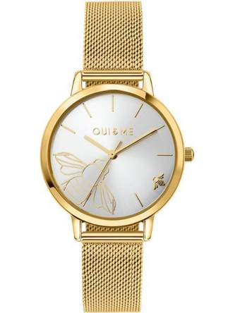 Oui & Me Fleurette Γυναικείο Ρολόι με Χρυσό Μεταλλικό Μπρασελέ ME010428