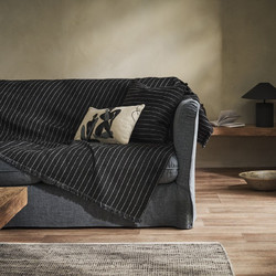 Gofis Home Ριχτάρι Διθέσιου Καναπέ 180x250 Thyra 273/14 Black Board