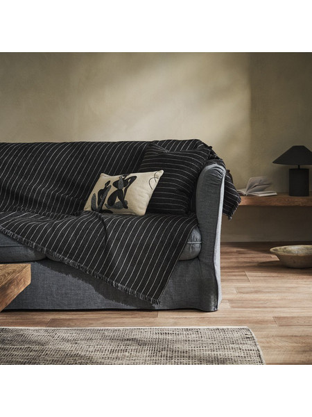 Gofis Home Ριχτάρι Διθέσιου Καναπέ 180x250 Thyra 273/14 Black Board