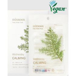 Mixsoon Daily Wednesday Sheet Μάσκα Προσώπου για Καταπράυνση 10x20ml