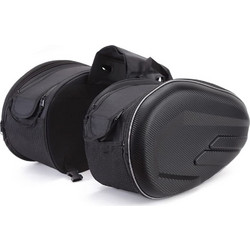 AGVPro G850 Σετ Σαμάρια Μηχανής 2x29lt Μαύρα Carbon