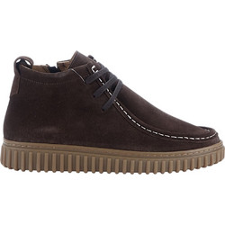 Bella Γυναικεία Μποτάκια Chukka Suede Σοκολατί F309