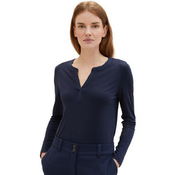 Tom Tailor Γυναικείο Χειμερινό Top Navy Μπλε 1039066-10668