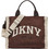 DKNY Hadlee Γυναικεία Τσάντα Χειρός από Δερματίνη Σοκολατί R53AMR57-CBE
