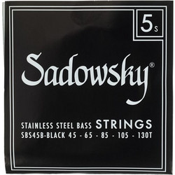 Sadowsky Black Label Σετ 5 Χορδές Ηλεκτρικού Μπάσου Stainless Steel 45-130T"