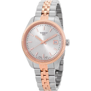 Tissot Ballade Γυναικείο Ρολόι με Ασημί Ροζ Χρυσό Μεταλλικό Μπρασελέ T156.210.22.031.01 Tissot Ballade Γυναικείο Ρολόι με Ασημί Ροζ Χρυσό Μεταλλικό Μπρασελέ T156.210.22.031.01