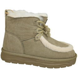 Yokono Tuca 260 Γυναικεία Μποτάκια Chukka Suede Χακί με Γούνα
