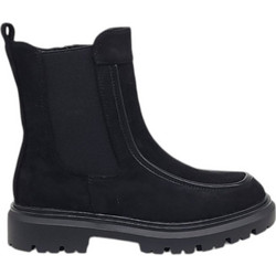 Envie Shoes Γυναικεία Μποτάκια Chelsea Suede Μαύρα E59-24021