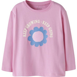 Name It Παιδικό T-Shirt Μακρυμάνικο Ροζ Λιλά 13259023