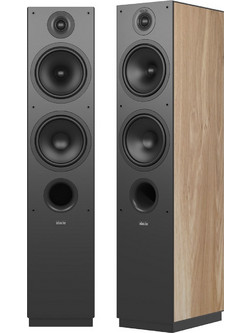 Indiana Line Nota 6 Ζεύγος Ηχείων Hi-Fi Δαπέδου 160W 2.5 Δρόμων Oak