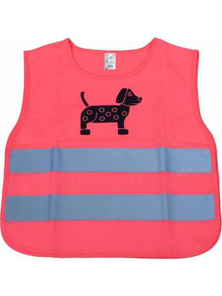 Amio Dog Αμάνικο Παιδικό Μπουφάν Χειμωνιάτικο Softshell Φούξια 03990