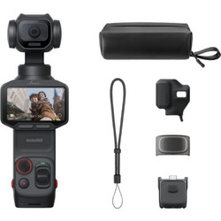 Insta360 Luna Pro Standard Bundle Action Camera Υποβρύχια με Οθόνη 2" Μαύρη